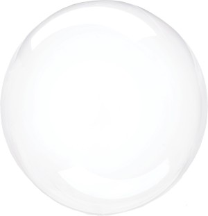 Fa (22&quot;/56 см) Сфера 3D, Deco Bubble, Прозрачный, Кристалл, 1 шт.