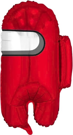 Ag (26&quot;/66 см) Фигура, Космонавтик, Красный, 1 шт.