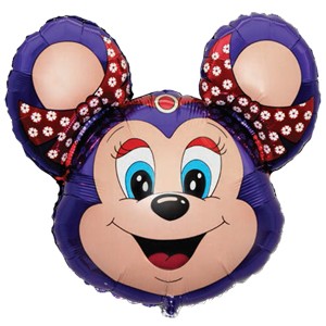 Fm (14''/36см) /Мини-фигура, Бабси-Маус, Фиолетовый, 5 шт