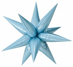Fa (26&quot;/66 см) Звезда, 3D Составная, Голубой, 1 шт. в упак.