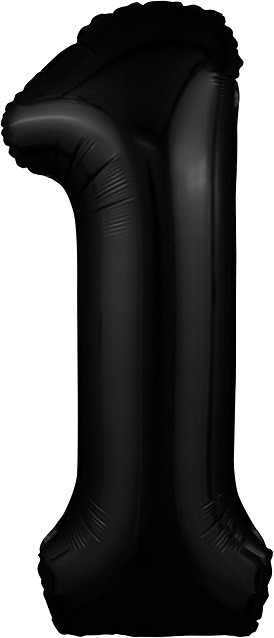 Ag (40&quot;/102 см) Цифра, 1, Slim, Чёрный, в упаковке 1 шт.