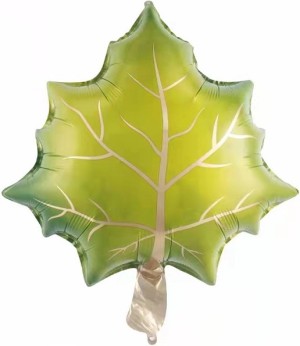 Fa (14''/36 см) Мини-фигура с клапаном, Кленовый лист, Зеленый, 5 шт.