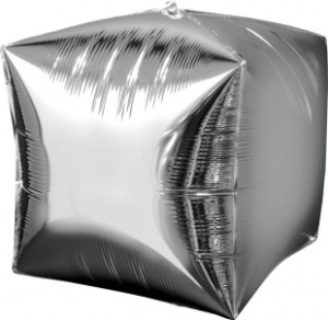 Fa 3D (24&quot;/61 см) Куб, Серебро, 1 шт.