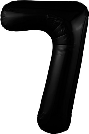 Ag (40&quot;/102 см) Цифра, 7, Slim, Чёрный, в упаковке 1 шт.