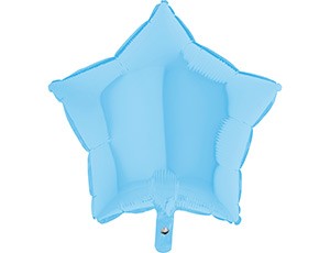 Gr (18''/46 см) ЗВЕЗДА Пастель Matte Blue 1 шт.