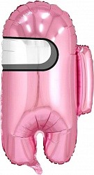 Ag (26&quot;/66 см) Фигура, Космонавтик, Игра среди нас, Розовый, 1 шт.