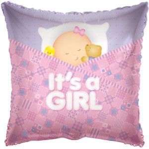Cn (18''/46 см) Подушка, Это девочка, 1 шт.