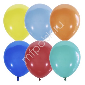 M (12&quot;/30 см) Пастель+Декоратор ассорти, 25шт.
