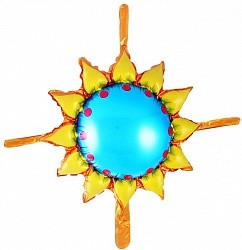 Fa (15''/38 см) Мини-фигура, Подсолнух, Желтый, 5 шт.