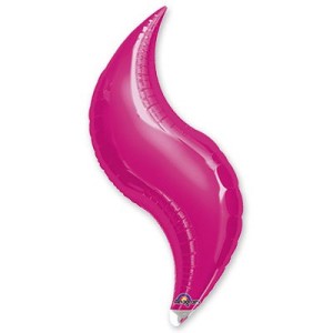 An (19''/48см) / Зигзаг Металлик Fuchsia (3 шт.)