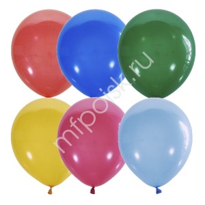 M (5&quot;/13 см) Пастель+Декоратор ассорти, шар латекс, 100 шт.
