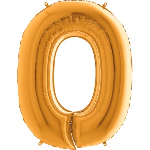 Gr (40''/102см) /Цифра 0 Золото, 1 шт.