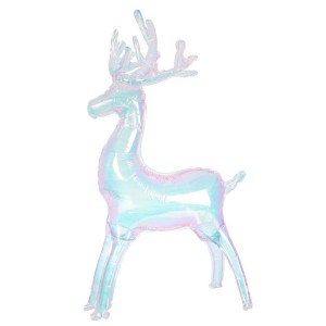 Fa 3D (35''/89 см) Фигура, Олень, Прозрачный, Хамелеон, 1 шт. в уп.