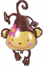 Fa (47&quot;/119 см) Фигура, Обезьянка с цветком (1 шт.)