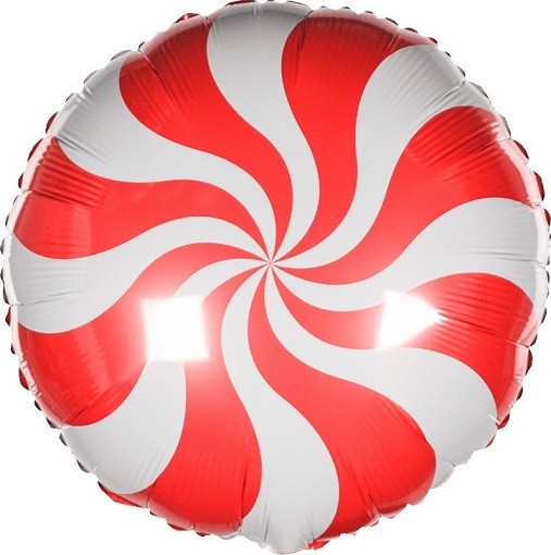 Fm (18''/46 см) Круг, Конфета красная, 1 шт.