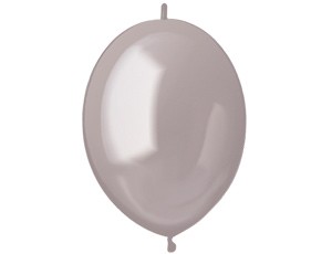 Gm (12''/30 см) /38 Линколун, Металлик Silver, 50 шт.