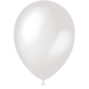 M (9''/23см) Металлик SILVER 026, 100 шт.