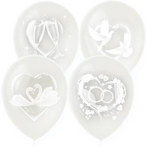 M (12"/30 см) /Декоратор (растр) TRANSPARENT 4 ст. рис Свадебная тематика, 25шт.