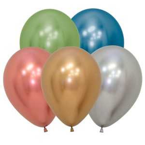 Sp (12''/30 см) Reflex, Зеркальный блеск, Ассорти Делюкс, хром, 50 шт.