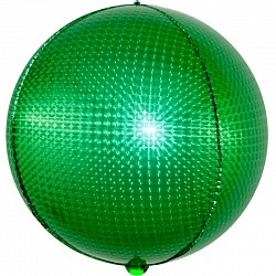Fa (24&quot;/61 см) Сфера 3D, Стерео, Зеленый, Голография, 1 шт.