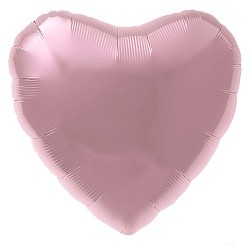 Ag с клапаном (9&quot;/23 см) СЕРДЦЕ Розовый фламинго, (5 шт.)