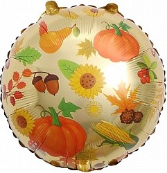 Fa (18&quot;/46 см) Круг, Осенняя пора, Оранжевый, 1 шт.