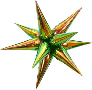 Fa 3D (26''/66 см) Звезда, Объемная, Фантом, Градиент, 1 шт. в уп.