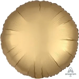Аn (18''/46 см) Б/РИС КРУГ Сатин Gold, 1 шт.