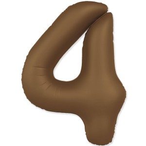 Fm (40''/102 см) Цифра, 4 SLIM Choco Brown, 1 шт. в уп.