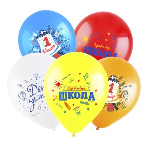 Dec (12''/30 см) 1 сентября, Ассорти Пастель, 50 шт.