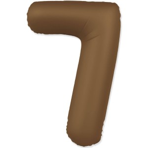 Fm (40''/102 см) Цифра, 7 SLIM Choco Brown, 1 шт. в уп.