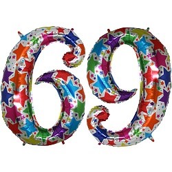 Gr (40''/102см) /Цифра 6/9 Дизайнерская