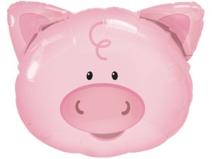 Fa (16&quot;/41 см) Мини-фигура с клапаном, Голова Поросенка, 5 шт.